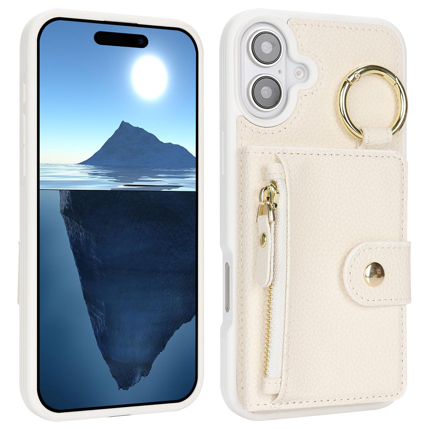 For iPhone 16 Plus Case Litchi Textured PU Leather + TPU Kickstand Phone Cover with Card Slot G
For iPhone 16 Plus Case Litchi Textured PU Leather + TPU Kickstand Phone Cover with Card Slot G