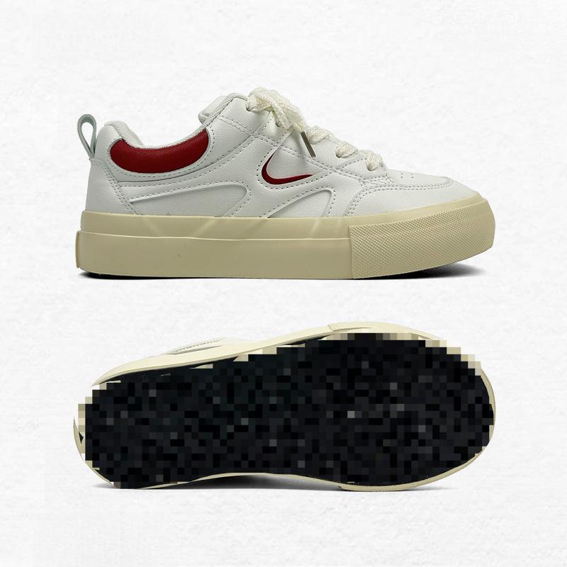 2 new niche platform sports casual board shoes men s and women s bread shoes couple leather white shoes 44 червоний
2 new niche platform sports casual board shoes men s and women s bread shoes couple leather white shoes 44 червоний