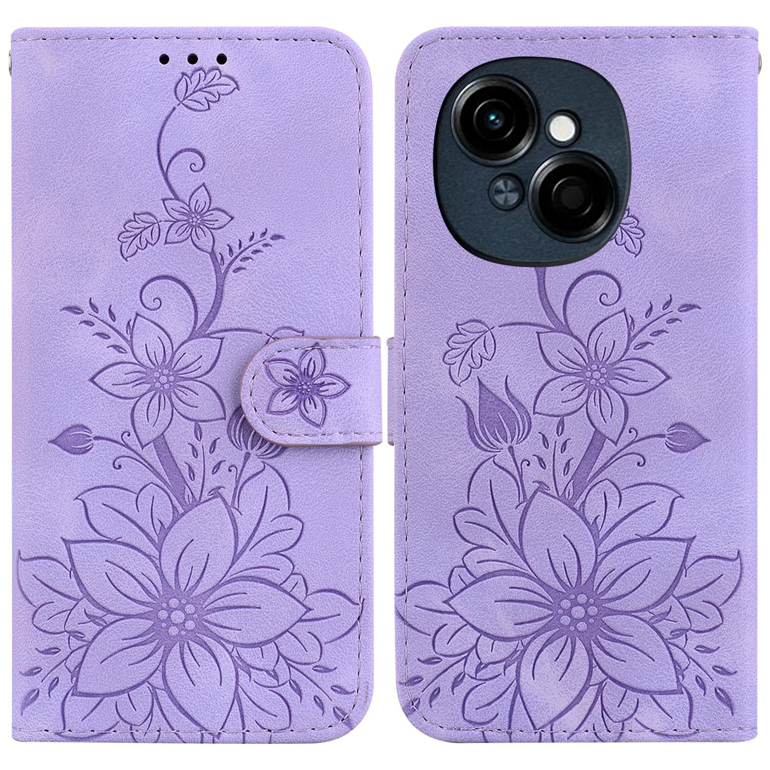 For TECNO Spark Go 2025/Spark Go 1/Pop 9 4G Case Lily Flower Imprint Leather Phone Cover with Stand A
For TECNO Spark Go 2025/Spark Go 1/Pop 9 4G Case Lily Flower Imprint Leather Phone Cover with Stand A