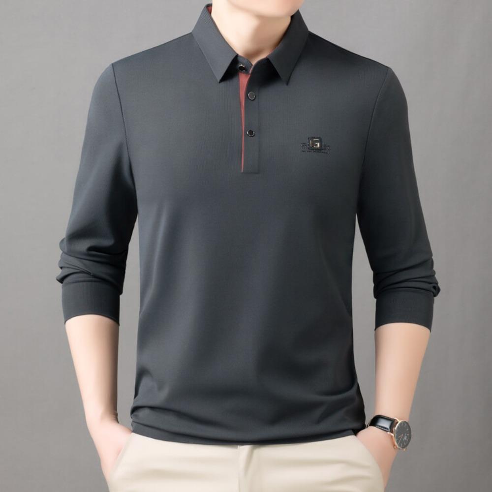 Men Polo Long Sleeve T Shirt Simple Business Casual Loose Middle Age Top M розовый
Men Polo Long Sleeve T Shirt Simple Business Casual Loose Middle Age Top M розовый