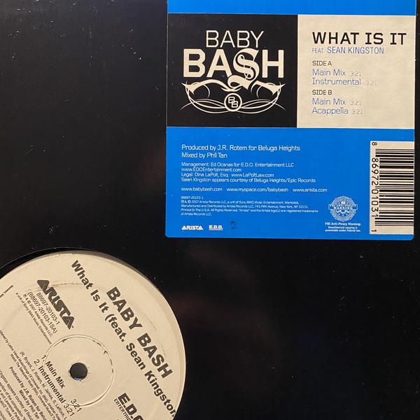 12inch Record BABY BASH - What Is It 88697201031 ARISTA 2007 Italy Rap & Hip-Hop/R&B Used
12inch Record BABY BASH - What Is It 88697201031 ARISTA 2007 Italy Rap & Hip-Hop/R&B Used