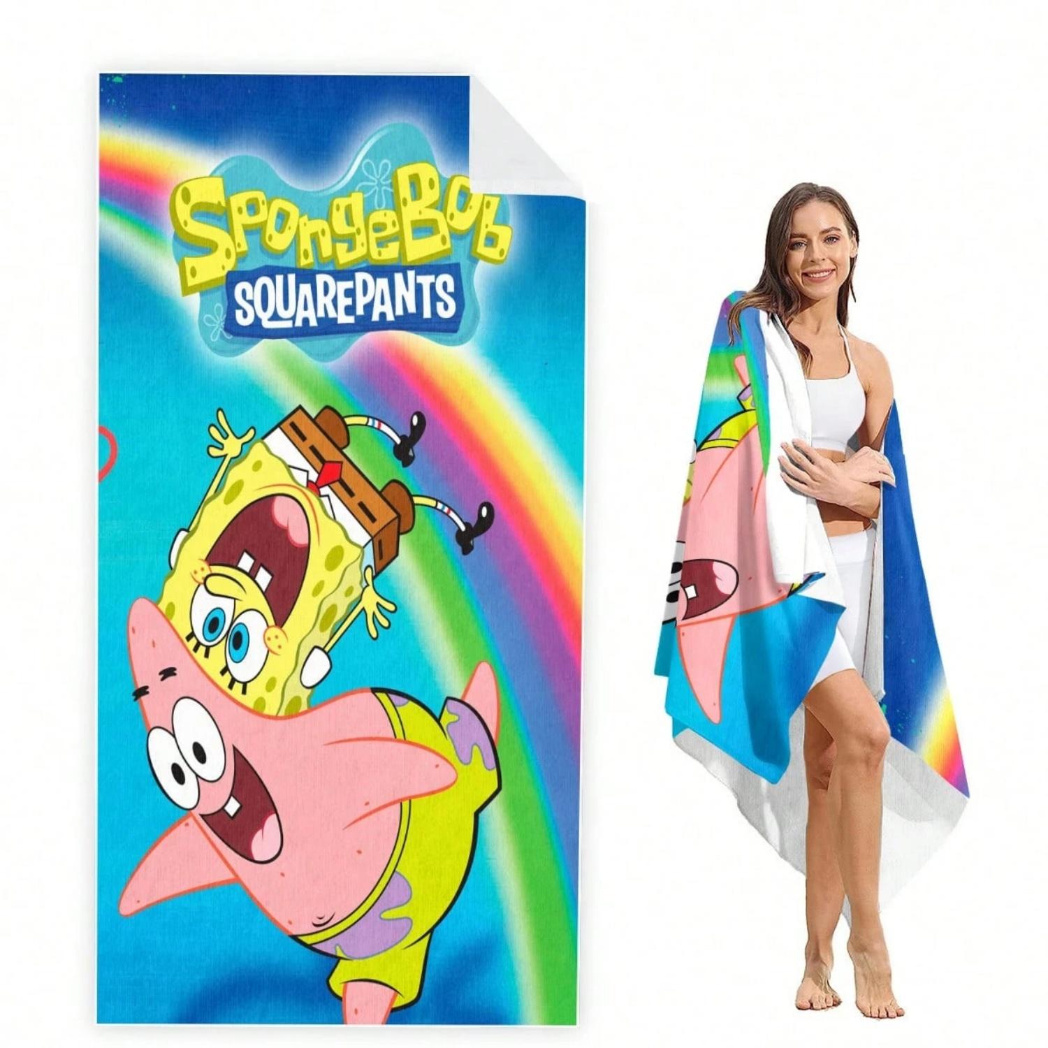 1pc SpongeBob Beach Towel/Bath Towel, Printed,Essential For Bathroom And Beach.Highly Absorbent, Great Gift Item. W30*H60(CM)
1pc SpongeBob Beach Towel/Bath Towel, Printed,Essential For Bathroom And Beach.Highly Absorbent, Great Gift Item. W30*H60(CM)