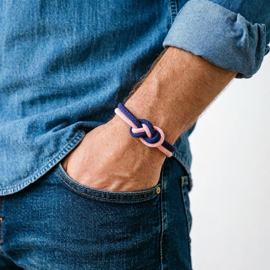 Novel Contrast Color Matching Men Bracelet Premium Selected 4mm Cord Handmade Braided Knot Braslet Versatile Male Jewelry Joias 20.5(8inch)
Novel Contrast Color Matching Men Bracelet Premium Selected 4mm Cord Handmade Braided Knot Braslet Versatile Male Jewelry Joias 20.5(8inch)
