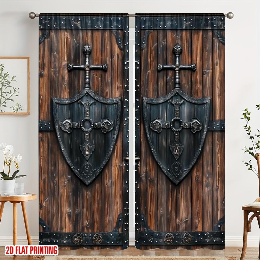 Brown Wrought Iron Print Curtains Luxe Texture Living Room Kitchen Bedroom Office Curtain Made Of Polyester Washable Sitting Ready W100*H70(CM)-Rod Pocket&2PCS
Brown Wrought Iron Print Curtains Luxe Texture Living Room Kitchen Bedroom Office Curtain Made Of Polyester Washable Sitting Ready W100*H70(CM)-Rod Pocket&2PCS