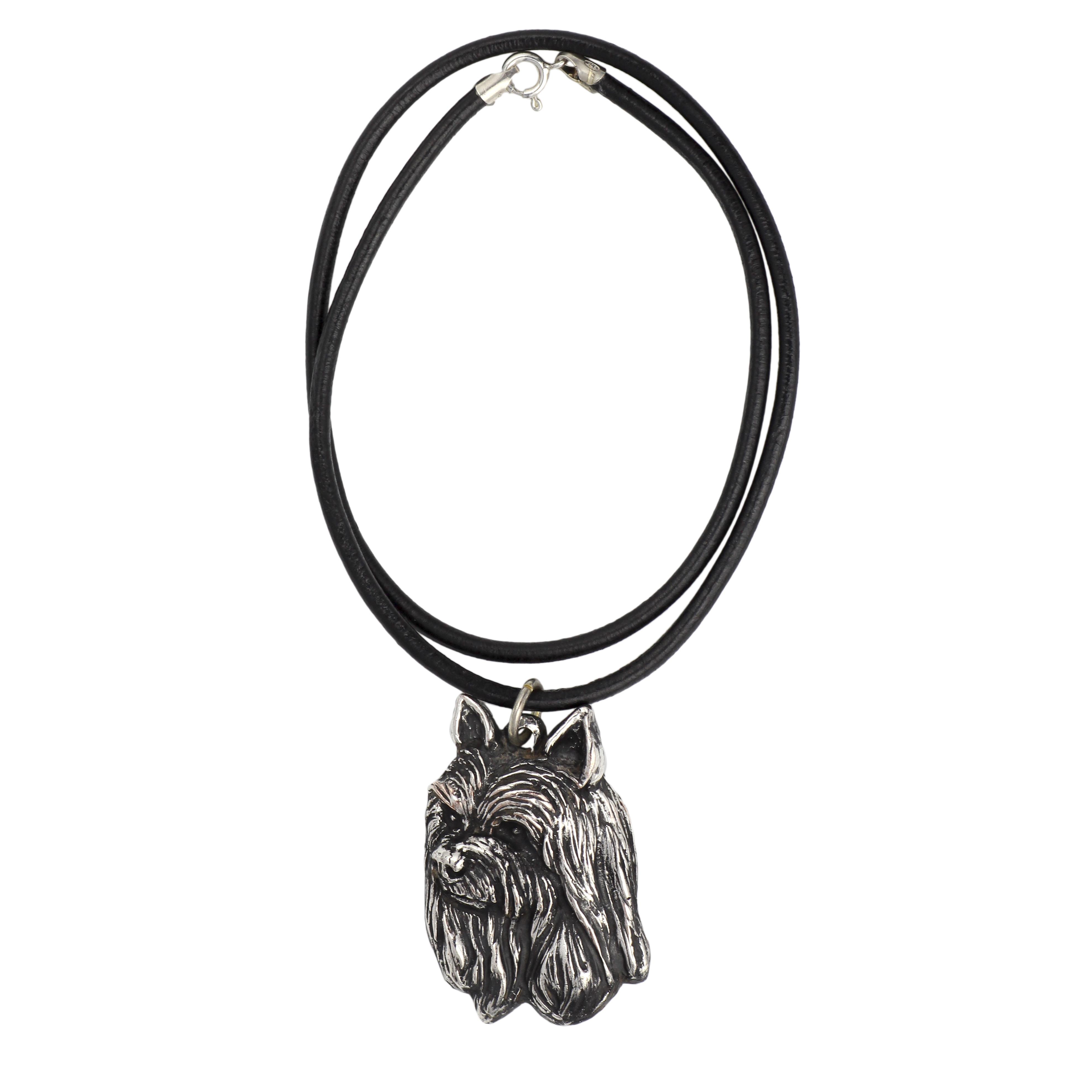 Silky Terrier - Necklace with dog, silver-plated pendant for dog fan, unique jewelry by Art-Dog brand срібний
Silky Terrier - Necklace with dog, silver-plated pendant for dog fan, unique jewelry by Art-Dog brand срібний