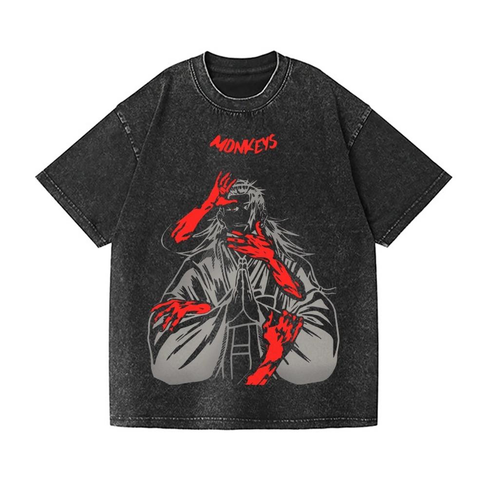 Jujutsu Kaisen Suguru Geto Vintage Wash Design T-Shirt High-quality Streetwear Is Suitable for Both Men Women S
Jujutsu Kaisen Suguru Geto Vintage Wash Design T-Shirt High-quality Streetwear Is Suitable for Both Men Women S