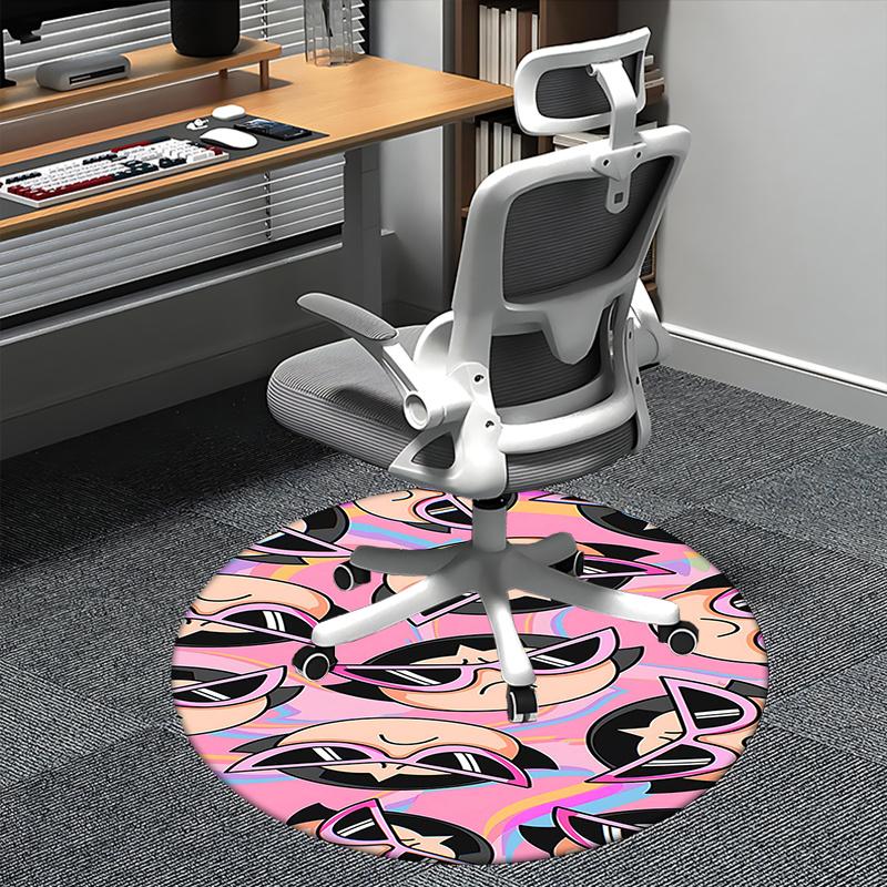 Pink Sunglasses Pattern, Print Chair mat Round Rug Office carpet, Machine Washable, Non slip, Suitable for Living Rooms, Bedrooms 80cm
Pink Sunglasses Pattern, Print Chair mat Round Rug Office carpet, Machine Washable, Non slip, Suitable for Living Rooms, Bedrooms 80cm
