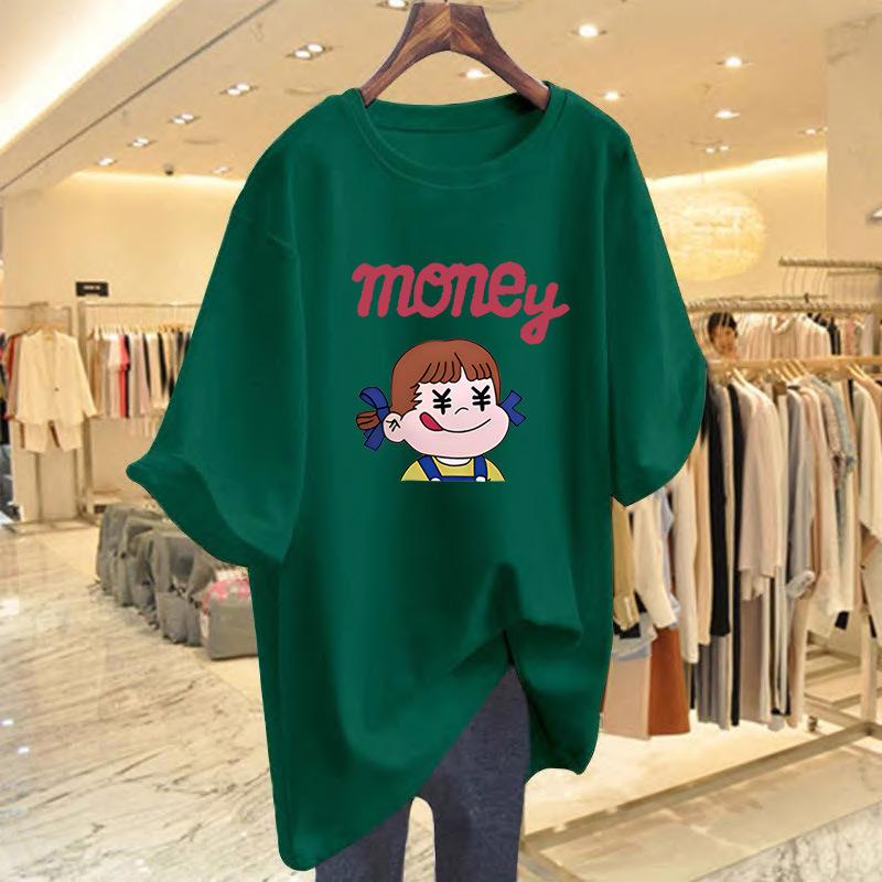 Spring and summer Korea Dongdaemun cute bow cartoon girl loose casual round neck short sleeve big T-shirt women s summer XXXL
Spring and summer Korea Dongdaemun cute bow cartoon girl loose casual round neck short sleeve big T-shirt women s summer XXXL