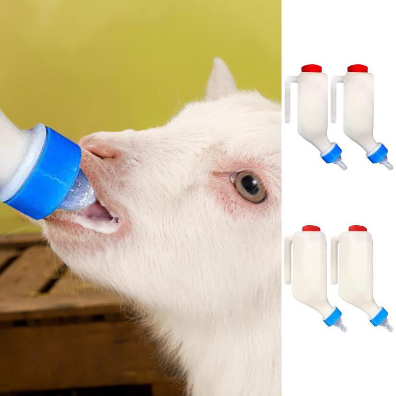 Goat Lamb Feeder Bottle With Clear Scale Hangable Milk Feeder Soft Nipple Lamb Nursing Bottles for Animals Feeding
Goat Lamb Feeder Bottle With Clear Scale Hangable Milk Feeder Soft Nipple Lamb Nursing Bottles for Animals Feeding