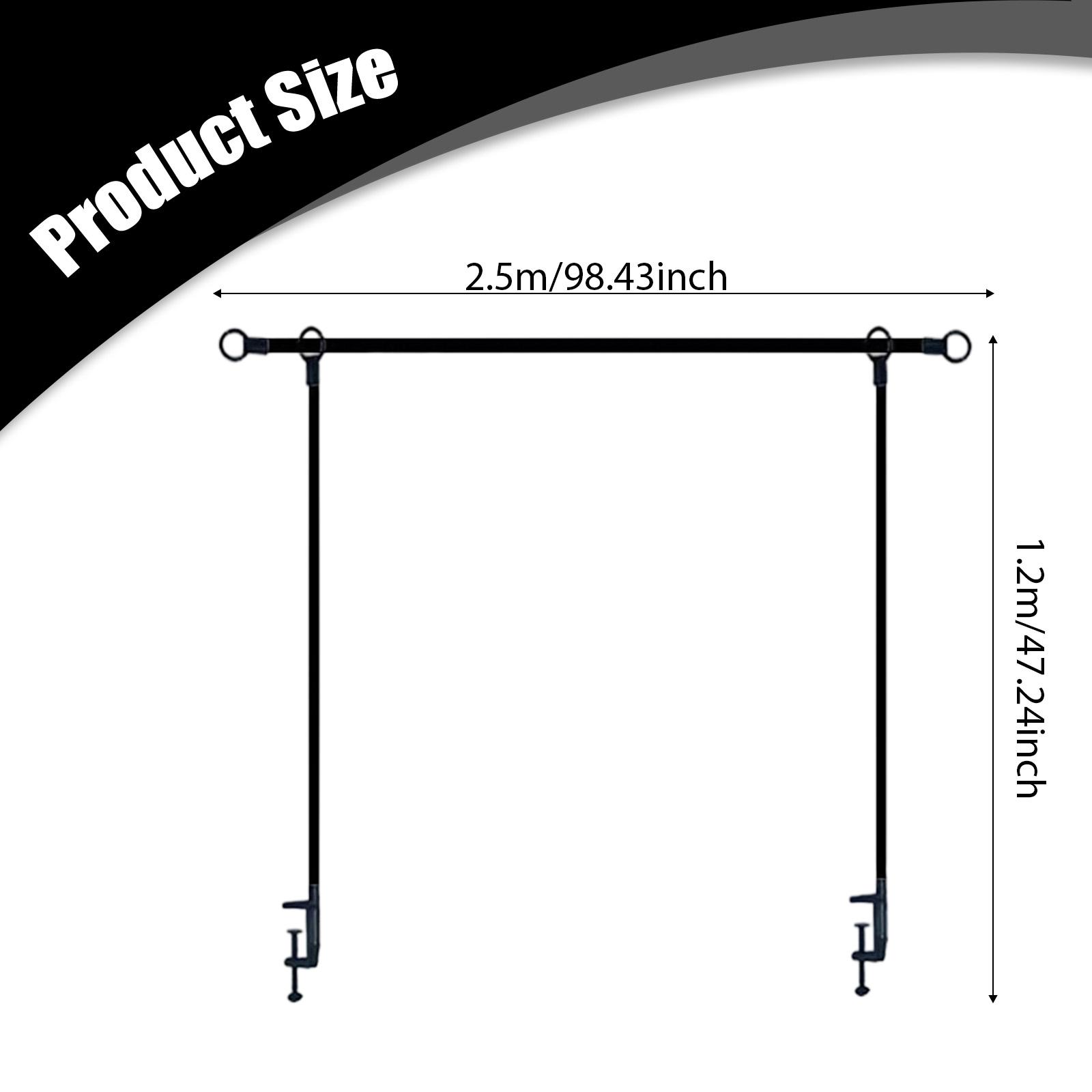 Настольная стойка для удилищ с зажимами, настольная арочная стойка, подвесное украшение, праздничное украшение для дома, рождественская церемония, фон для фотосъемки, регулируемая чёрный
Настольная стойка для удилищ с зажимами, настольная арочная стойка, подвесное украшение, праздничное украшение для дома, рождественская церемония, фон для фотосъемки, регулируемая чёрный