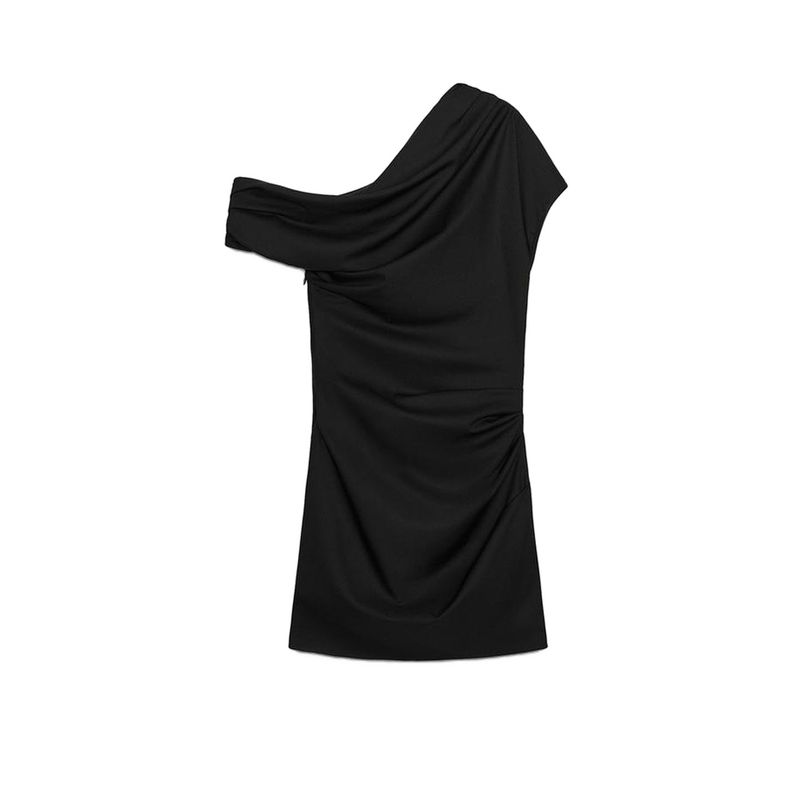 Fall New Women s Clothing French Pleated Decoration Silm Asymmetric Collar Short Sleeve Short Dress 8690210 Black L
Fall New Women s Clothing French Pleated Decoration Silm Asymmetric Collar Short Sleeve Short Dress 8690210 Black L