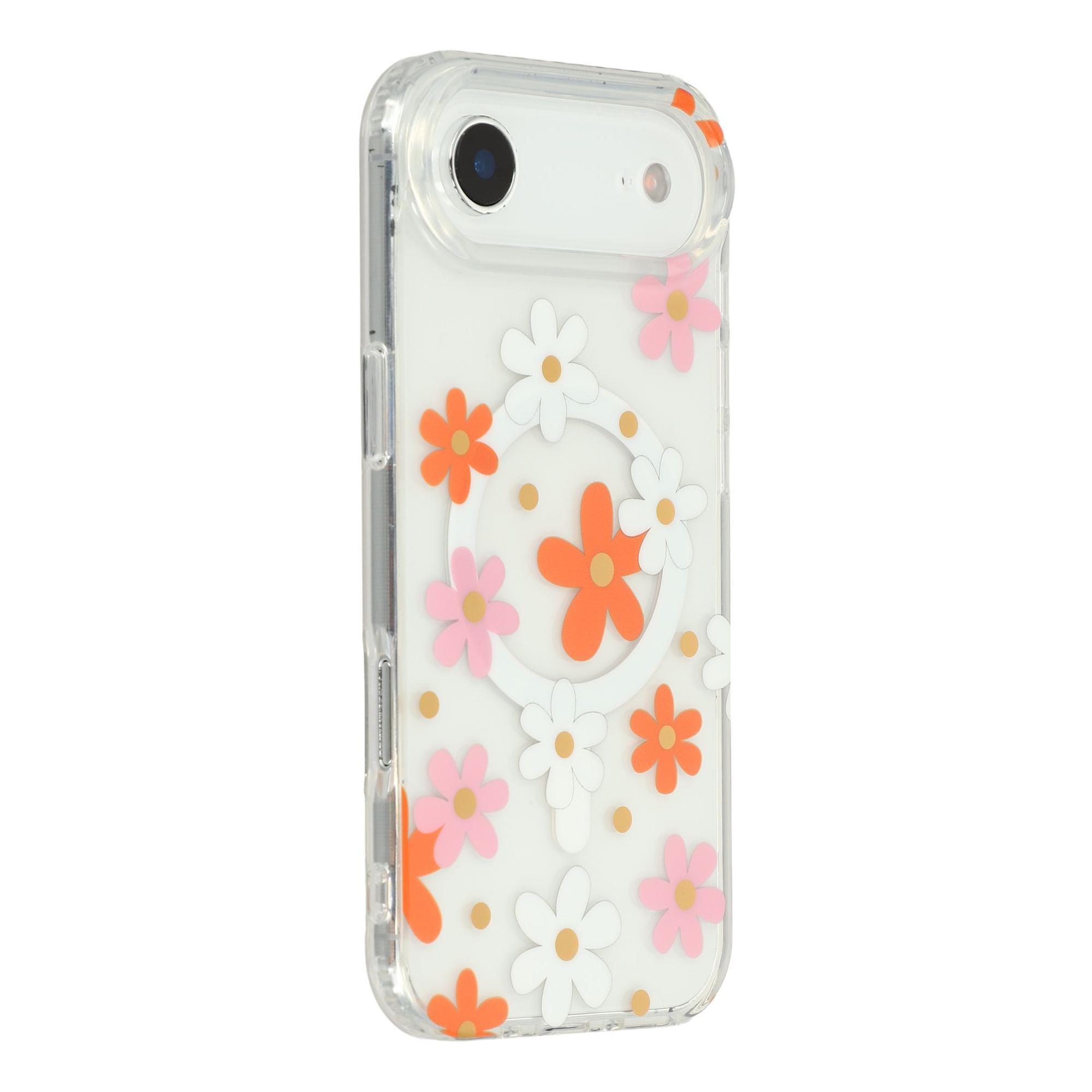 For iPhone Air Magnetic Case IMD Flower Pattern TPU + PC Clear Back Phone Cover
For iPhone Air Magnetic Case IMD Flower Pattern TPU + PC Clear Back Phone Cover