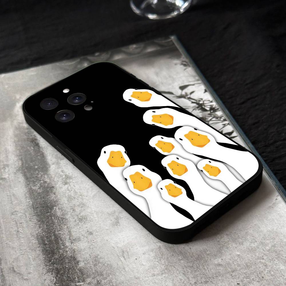 Cartoon Duck Goose Game Phone Case Black Silicone Soft Shell For IPhone 17 16 15 14 13 12 11 Air Pro Max Plus Hot Sale iphone 17 Pro
Cartoon Duck Goose Game Phone Case Black Silicone Soft Shell For IPhone 17 16 15 14 13 12 11 Air Pro Max Plus Hot Sale iphone 17 Pro