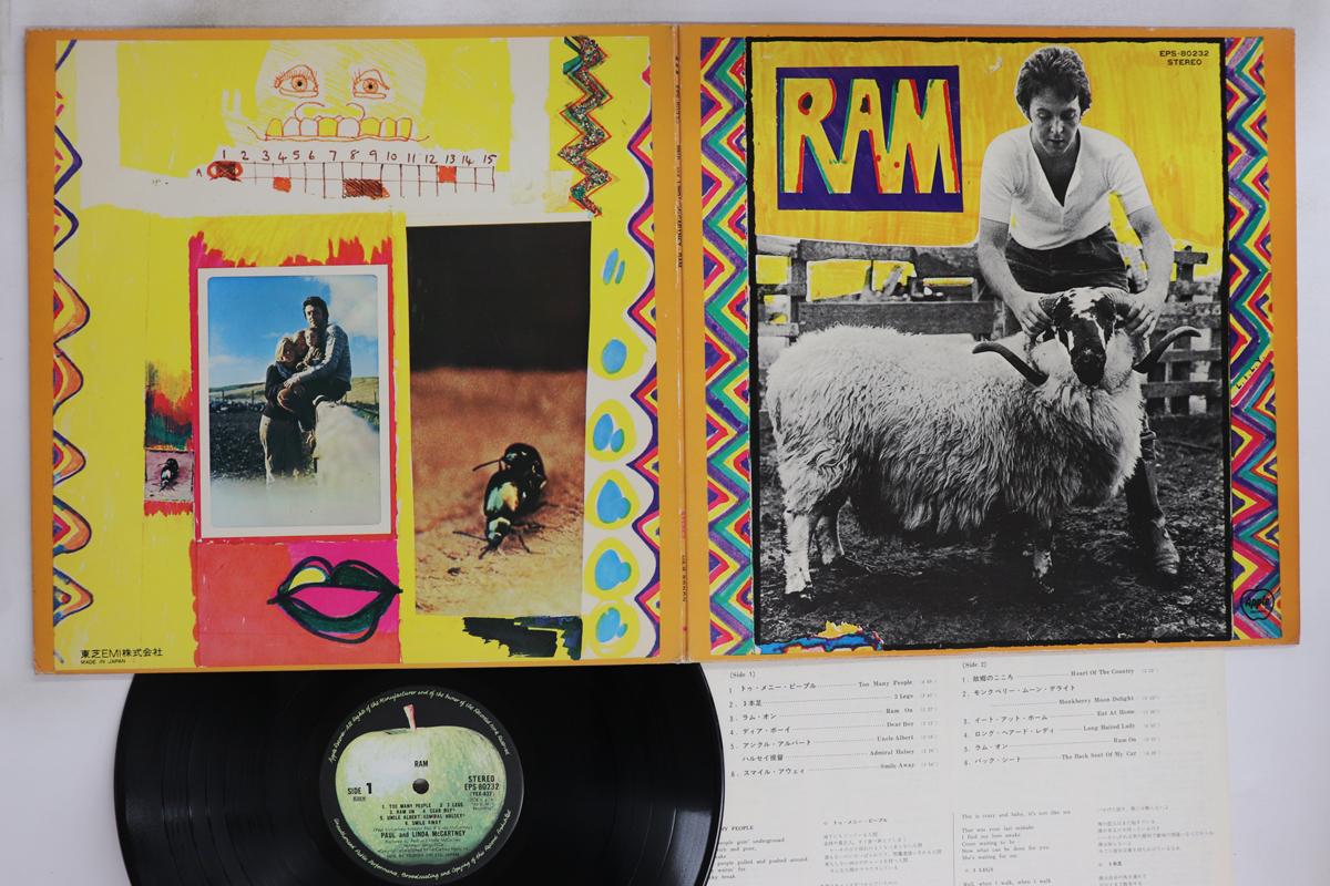 LP Record PAUL & LINDA MCCARTNEY - Ram EPS80232 APPLE 1975 Japan Rock Used
LP Record PAUL & LINDA MCCARTNEY - Ram EPS80232 APPLE 1975 Japan Rock Used