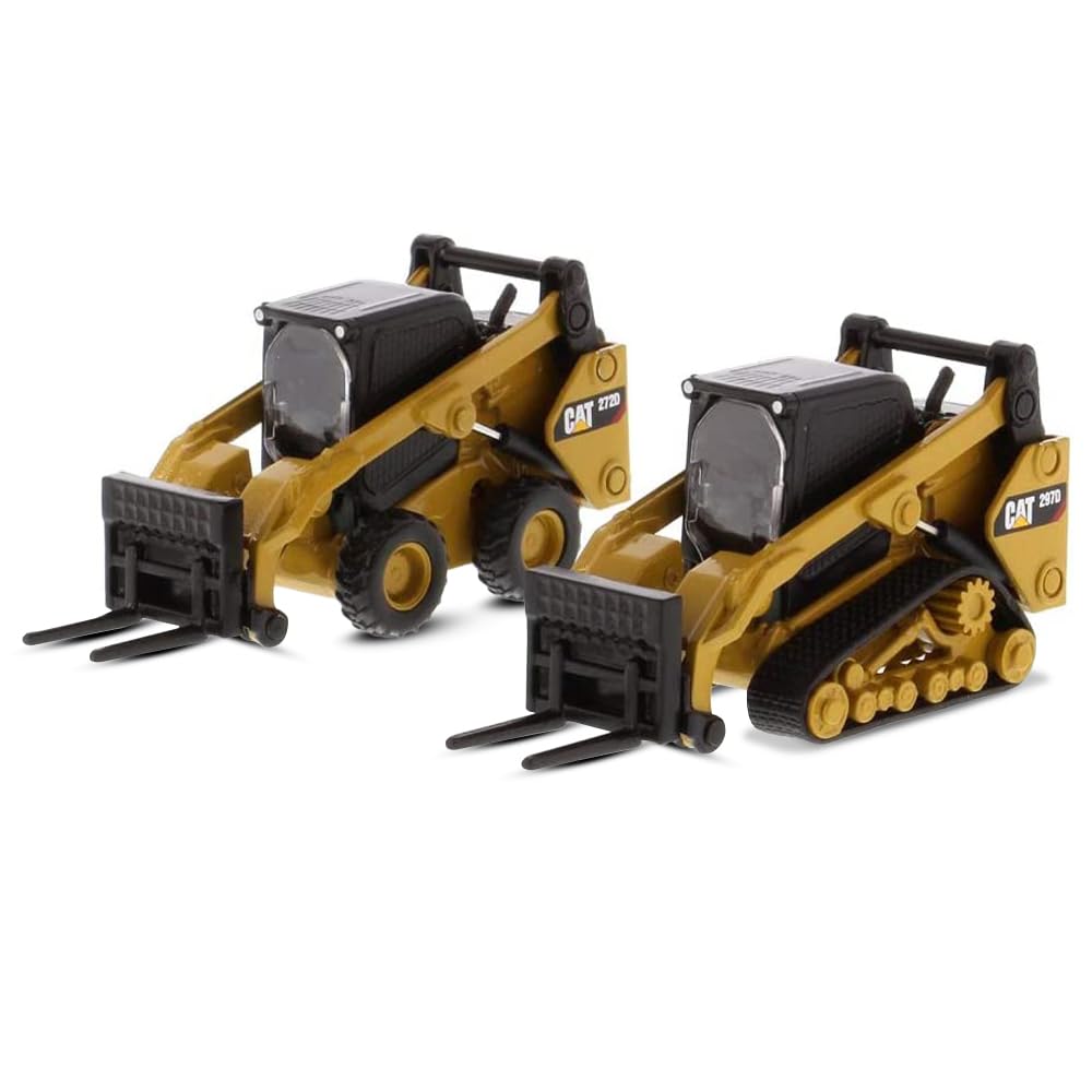 1:Масштаб 64 Caterpillar 272D2 Мини-погрузчик и 297D2 Компактный гусеничный погрузчик - Играйте и собирайте от Diecast Masters (Включает 2 модели с 2 ковшами, 2
1:Масштаб 64 Caterpillar 272D2 Мини-погрузчик и 297D2 Компактный гусеничный погрузчик - Играйте и собирайте от Diecast Masters (Включает 2 модели с 2 ковшами, 2