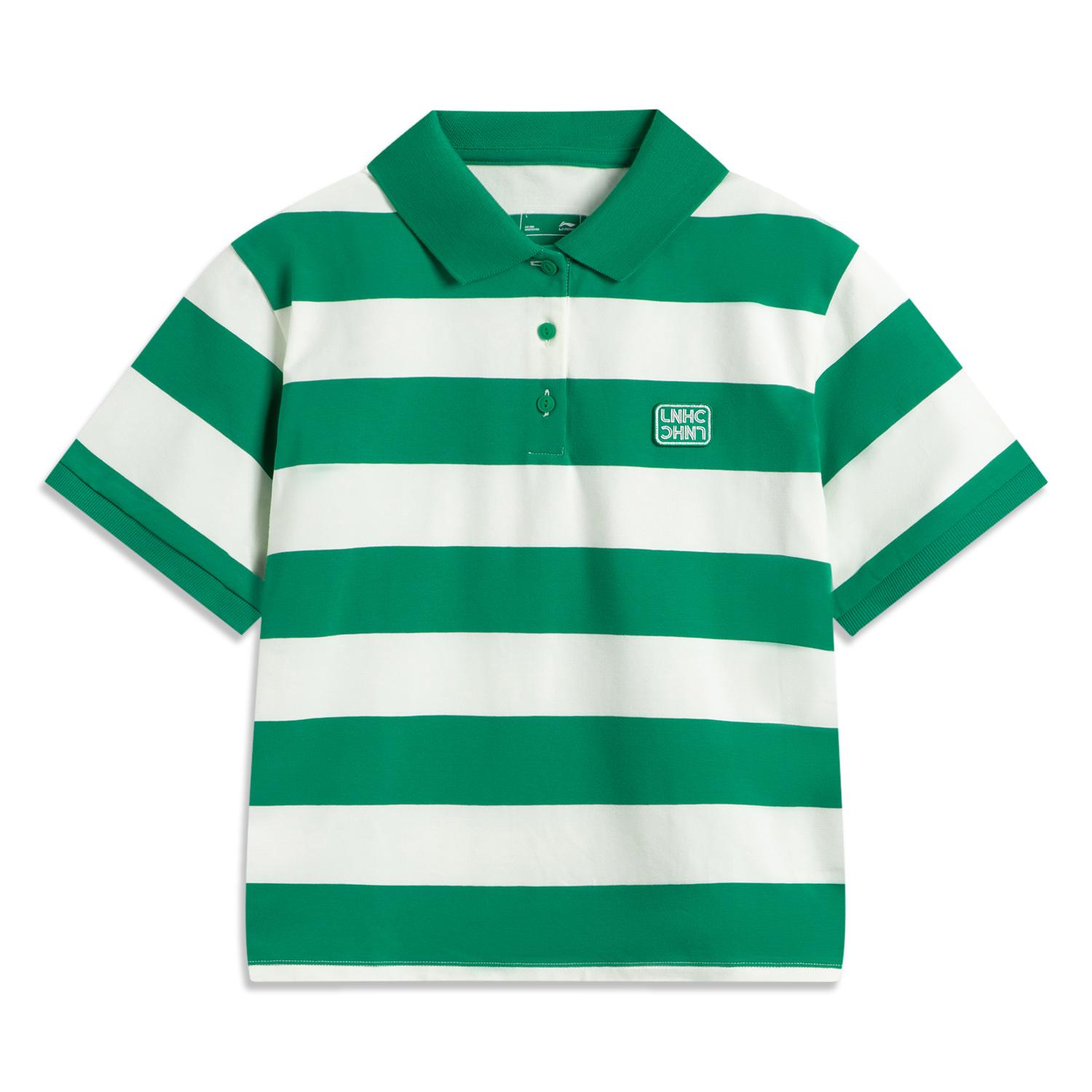 Li-Ning Comfortable Casual Simple Loose Short Sleeve Polo Shirt Women tops Pepper-Green Cream-White APLV164-4 XS
Li-Ning Comfortable Casual Simple Loose Short Sleeve Polo Shirt Women tops Pepper-Green Cream-White APLV164-4 XS