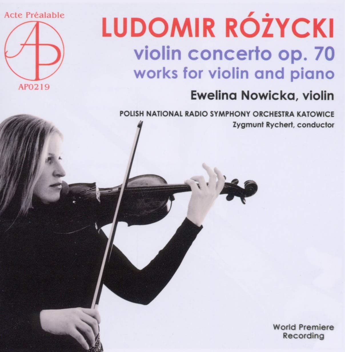 CD LAZAR, POLISH NSO; RYCHERT - Rozycki: Violin Concerto AP0219 Japan Classical Used
CD LAZAR, POLISH NSO; RYCHERT - Rozycki: Violin Concerto AP0219 Japan Classical Used