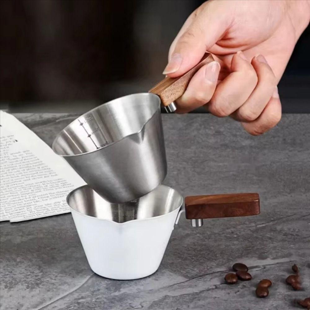 Thicken Espresso Measuring Cup 304 Stainless Steel Coffee Extraction Mug Office срібний
Thicken Espresso Measuring Cup 304 Stainless Steel Coffee Extraction Mug Office срібний