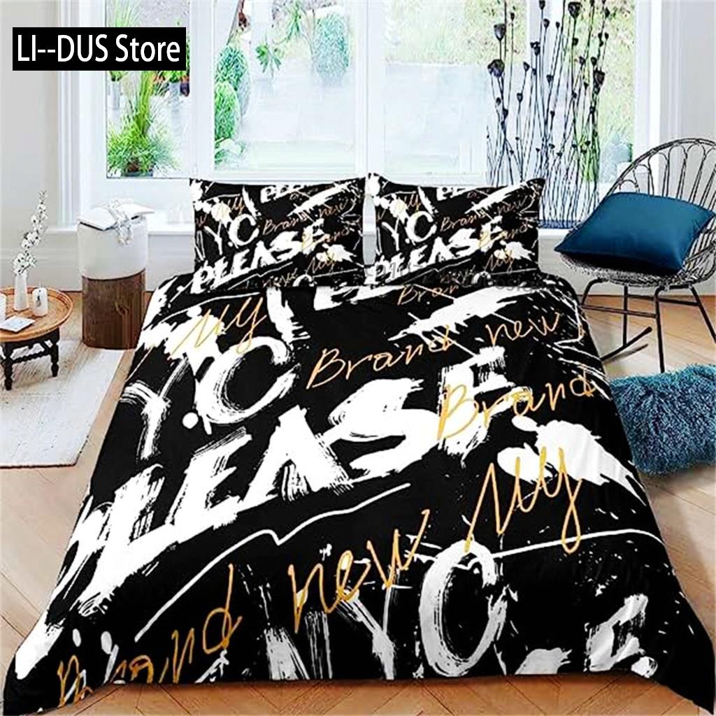 Graffiti Duvet Cover Bedding Set For Teens Boys Colorful Graffiti Rock Music Sports Duvet Cover Kids Hip Hop Art Quilt Cover 135x200cm
Graffiti Duvet Cover Bedding Set For Teens Boys Colorful Graffiti Rock Music Sports Duvet Cover Kids Hip Hop Art Quilt Cover 135x200cm