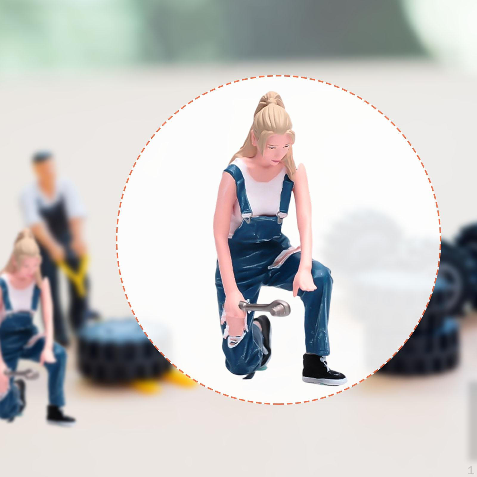 1/24 Miniature Figure People Figurine Small Female Car Ornament DIY Projects Photography
1/24 Miniature Figure People Figurine Small Female Car Ornament DIY Projects Photography