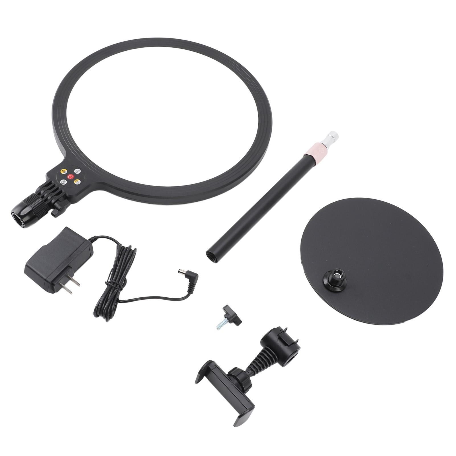 Desk Ring Light with Phone Holder for Zoom Meetings 3000K6300K 5 Brightness Levels LED Full Screen
Desk Ring Light with Phone Holder for Zoom Meetings 3000K6300K 5 Brightness Levels LED Full Screen