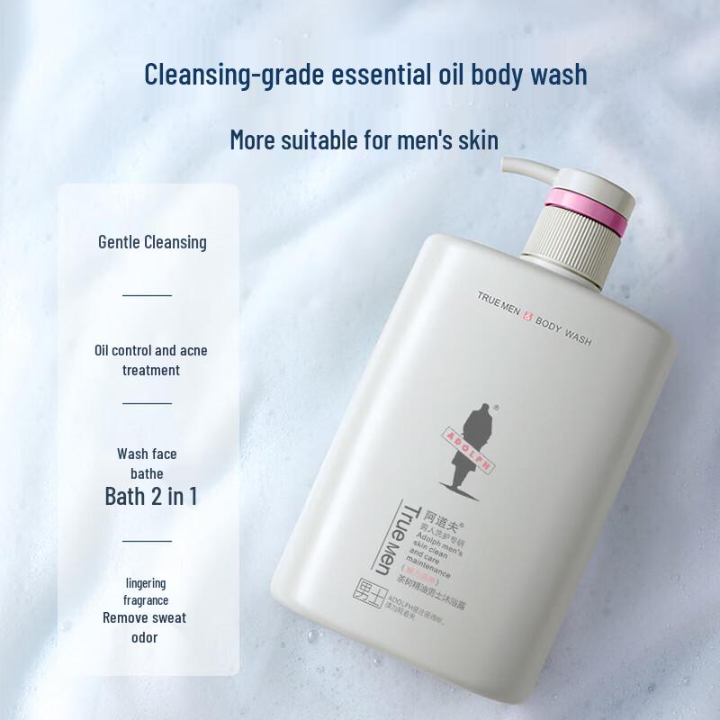 A dolph Men s Tea Tree Oil Control 2-in-1 Shower Gel & Cleanser
A dolph Men s Tea Tree Oil Control 2-in-1 Shower Gel & Cleanser