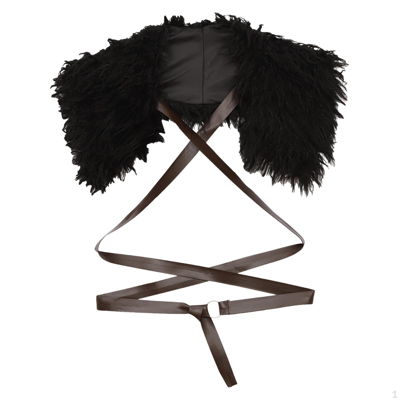 Средневековый шарф для мужчин, костюм, искусственный мех, плащ карнавал, фэнтези-мероприятия, вечеринка чёрный
Средневековый шарф для мужчин, костюм, искусственный мех, плащ карнавал, фэнтези-мероприятия, вечеринка чёрный