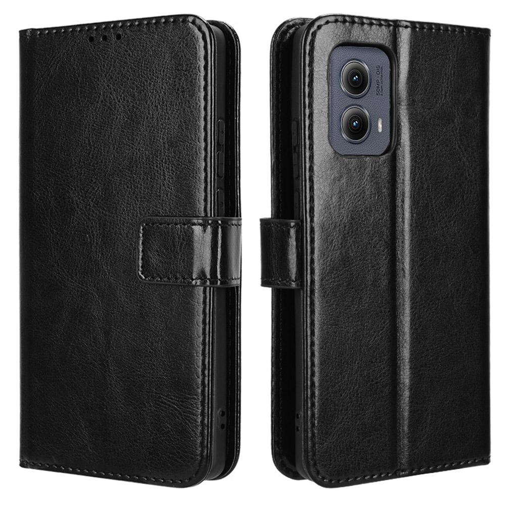 Для Моторола Край (2024) 5G Чехол-кошелек для телефона Кожаный чехол-книжка с текстурой Crazy Horse Black
Для Моторола Край (2024) 5G Чехол-кошелек для телефона Кожаный чехол-книжка с текстурой Crazy Horse Black