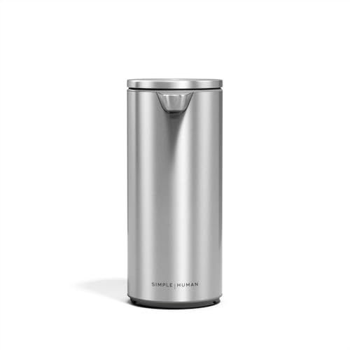 Simple Human Soap Dispenser with Sensor Pump, Rechargeable, Waterproof, IP67, 266ml, Brushed Stainless Steel, ST1082
Simple Human Soap Dispenser with Sensor Pump, Rechargeable, Waterproof, IP67, 266ml, Brushed Stainless Steel, ST1082