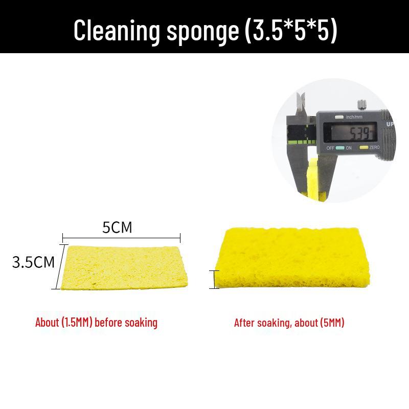 Heat-Resistant Beige Soldering Sponge: Constant Temperature, Tin Wiping, 3.5*5/6*6cm
Heat-Resistant Beige Soldering Sponge: Constant Temperature, Tin Wiping, 3.5*5/6*6cm