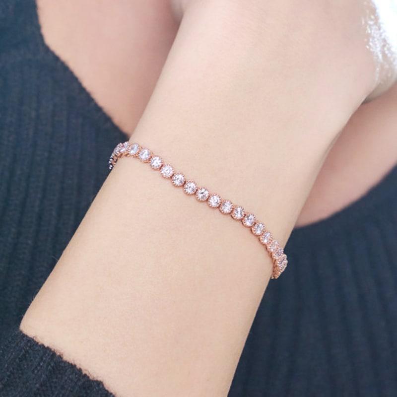 ELLE Jewelry Classic Tennis Bracelet ELBRBB085 Rose gold
ELLE Jewelry Classic Tennis Bracelet ELBRBB085 Rose gold