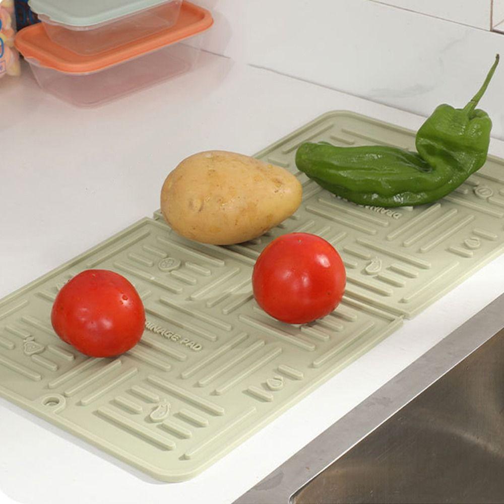 Quick Dry Folding Drainer Mat Heat-resistant Countertop Protection Pad Counter Top 24.5x46.5cm/9.65x18.31in
Quick Dry Folding Drainer Mat Heat-resistant Countertop Protection Pad Counter Top 24.5x46.5cm/9.65x18.31in