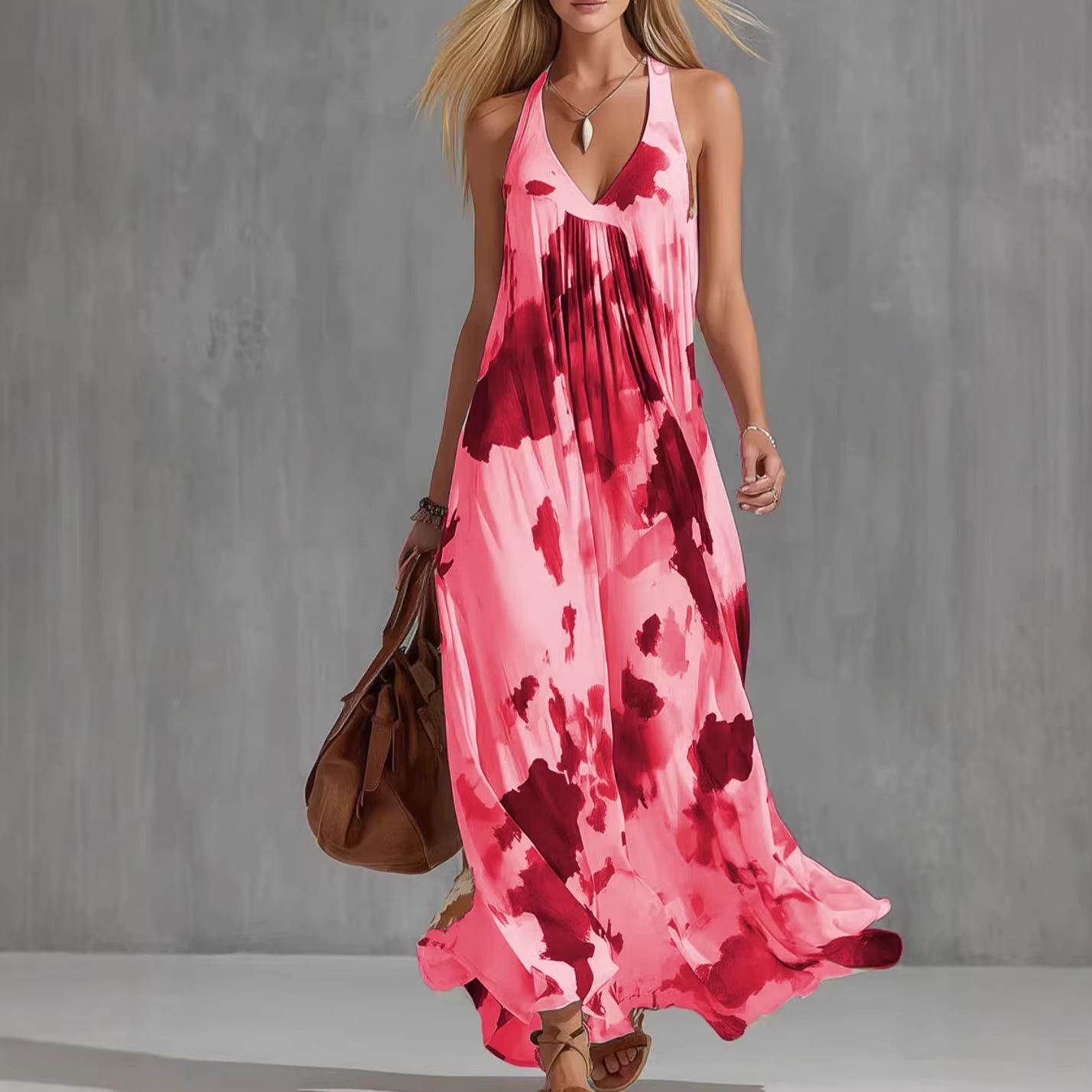 Women s Tie-Dye Spaghetti Strap Midi Dress Medium маджента
Women s Tie-Dye Spaghetti Strap Midi Dress Medium маджента