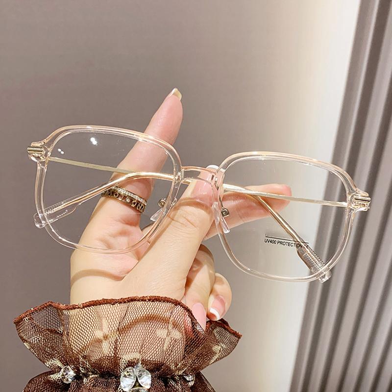 Anti-blue Light Myopia Eyewear Large-framed Plain-surfaced excellent craftsmanship Eyewear Plain Face Eyewear Without Makeup 7724-1 0
Anti-blue Light Myopia Eyewear Large-framed Plain-surfaced excellent craftsmanship Eyewear Plain Face Eyewear Without Makeup 7724-1 0
