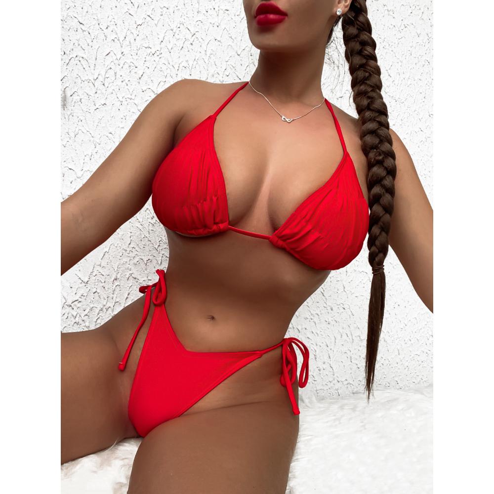 Tooxika новый купальник наружный одинарный бикини однотонный сексуальный женский купальник с раздельным телом купальник с треугольной сумкой
Tooxika новый купальник наружный одинарный бикини однотонный сексуальный женский купальник с раздельным телом купальник с треугольной сумкой