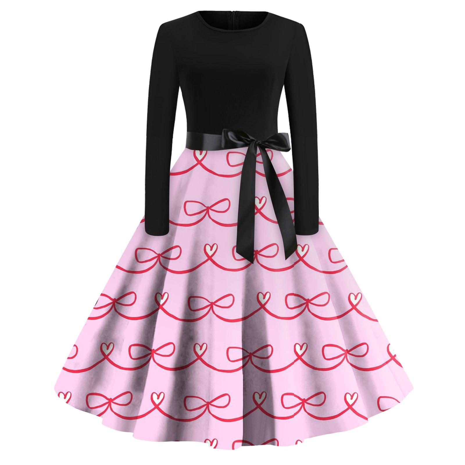 Женское платье с круглым вырезом и большим подолом, плиссированная юбка с длинными рукавами, платье XL
Женское платье с круглым вырезом и большим подолом, плиссированная юбка с длинными рукавами, платье XL