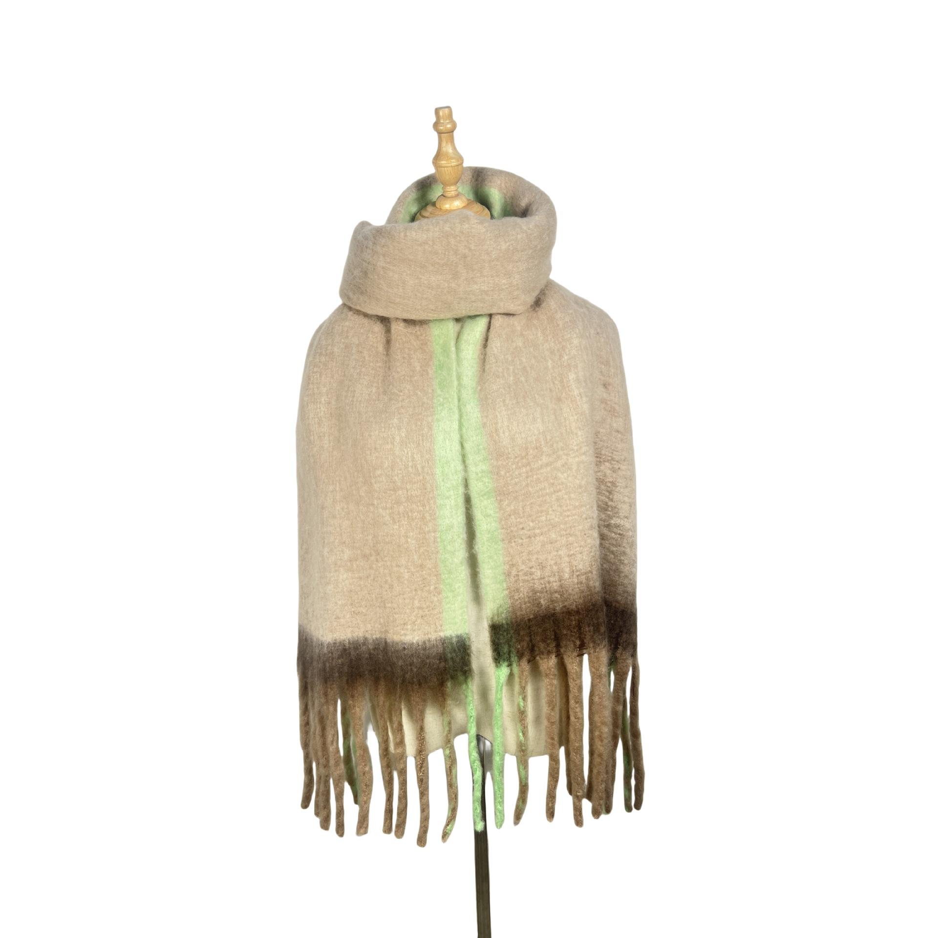 Простой однотонный шарф с бахромой, женский теплый шарф из имитации кашемира, осенне-зимний шарф контрастных цветов, шаль для защиты от холода
Простой однотонный шарф с бахромой, женский теплый шарф из имитации кашемира, осенне-зимний шарф контрастных цветов, шаль для защиты от холода