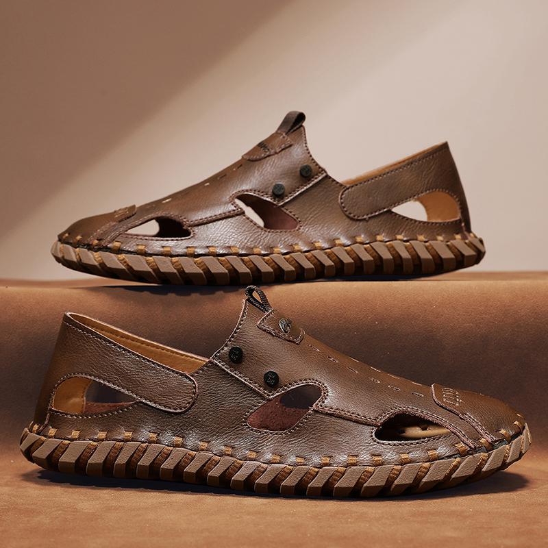 2025 New Hand-stitched Men s Sandals Trend Baotou Large Size Sandals Men s Shoes 39 чорний
2025 New Hand-stitched Men s Sandals Trend Baotou Large Size Sandals Men s Shoes 39 чорний