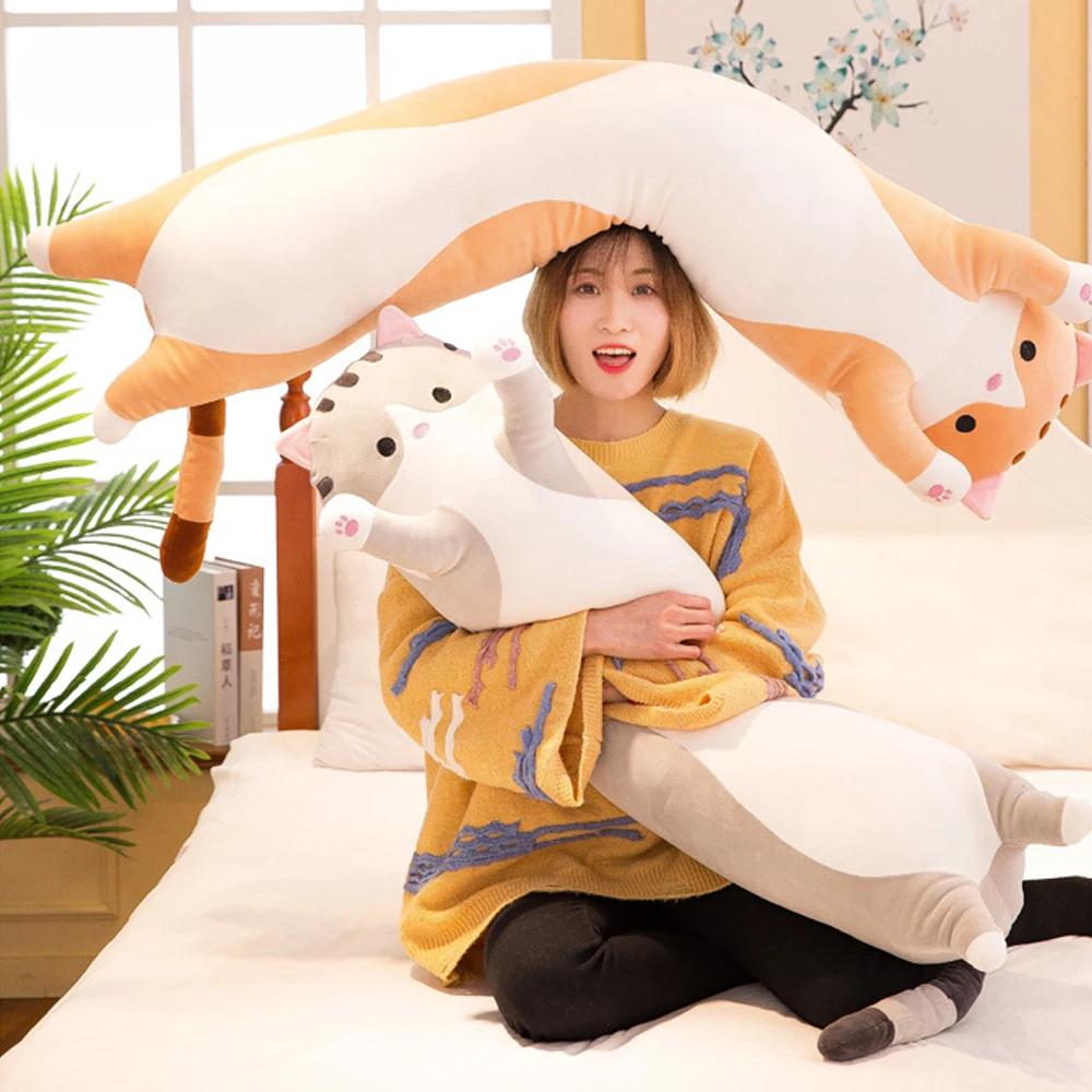 1pc 50-130CM Kawaii Long Animal Cat Plush Toys Lovely Soft Pillow for Children Girls Baby Sleeping Cushion Cartoon Stuffed Dolls 50CM
1pc 50-130CM Kawaii Long Animal Cat Plush Toys Lovely Soft Pillow for Children Girls Baby Sleeping Cushion Cartoon Stuffed Dolls 50CM