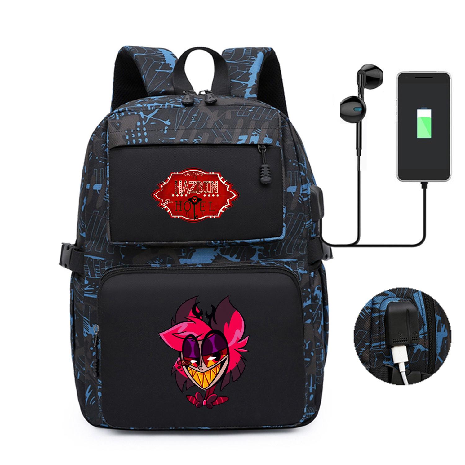 Hell Inn Peripheral Printed Backpack Youth Student School Bag Usb Computer Bag Backpack Men And Women
Hell Inn Peripheral Printed Backpack Youth Student School Bag Usb Computer Bag Backpack Men And Women