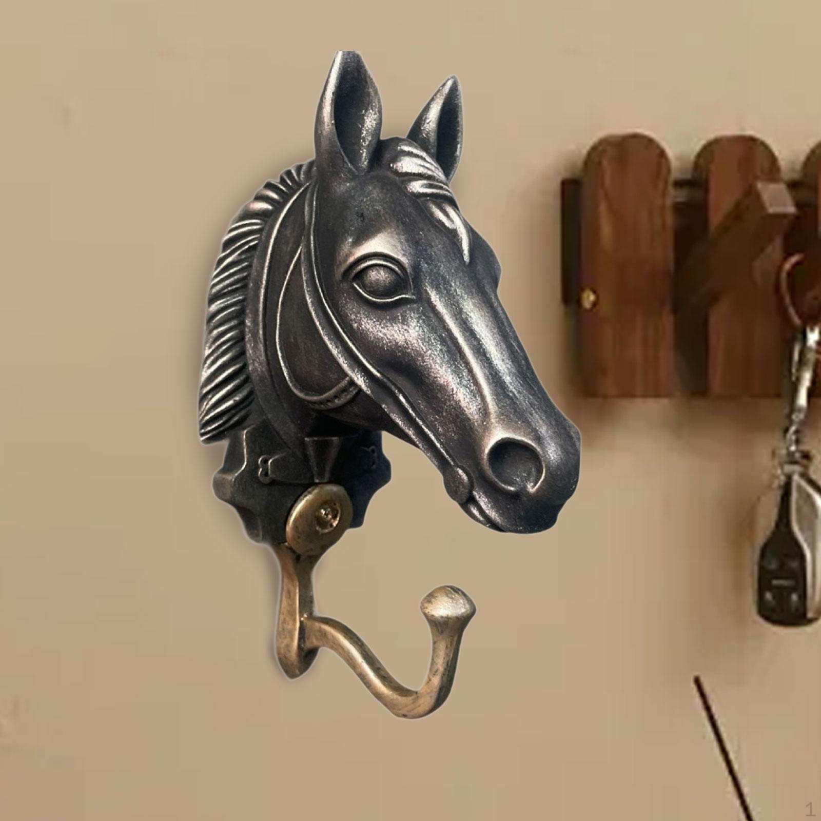 Элегантный настенный крючок в виде головы лошади для стильной организации дома Style A
Элегантный настенный крючок в виде головы лошади для стильной организации дома Style A