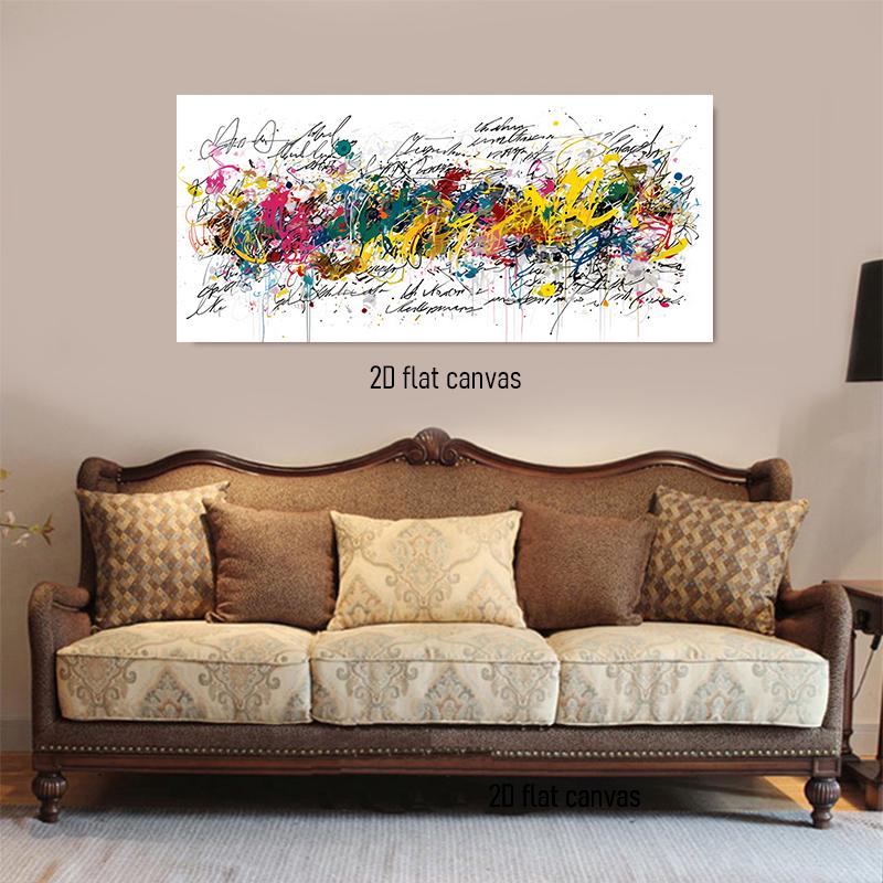 1pcs Modern Abstract Hand drawn Graffiti Canvas Decorative Painting Living Room Entrance Bedroom Art Hanging Painting Color Brus (as the picture,50x100cm No Frame)
1pcs Modern Abstract Hand drawn Graffiti Canvas Decorative Painting Living Room Entrance Bedroom Art Hanging Painting Color Brus (as the picture,50x100cm No Frame)