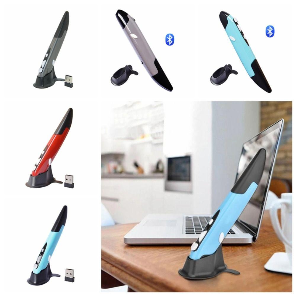 Bluetooth Compatible 2.4GHz Presenter Vertical Pen Mouse Computer Peripherals blue-Wireless
Bluetooth Compatible 2.4GHz Presenter Vertical Pen Mouse Computer Peripherals blue-Wireless