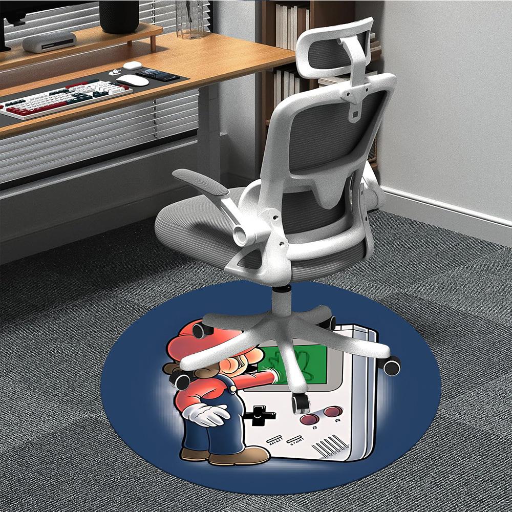 1pc Mario Office Round Area Rug, Under Office Chairs Bedroom Living Room Home Decor, Available in Various Sizes 80cm by 80cm
1pc Mario Office Round Area Rug, Under Office Chairs Bedroom Living Room Home Decor, Available in Various Sizes 80cm by 80cm