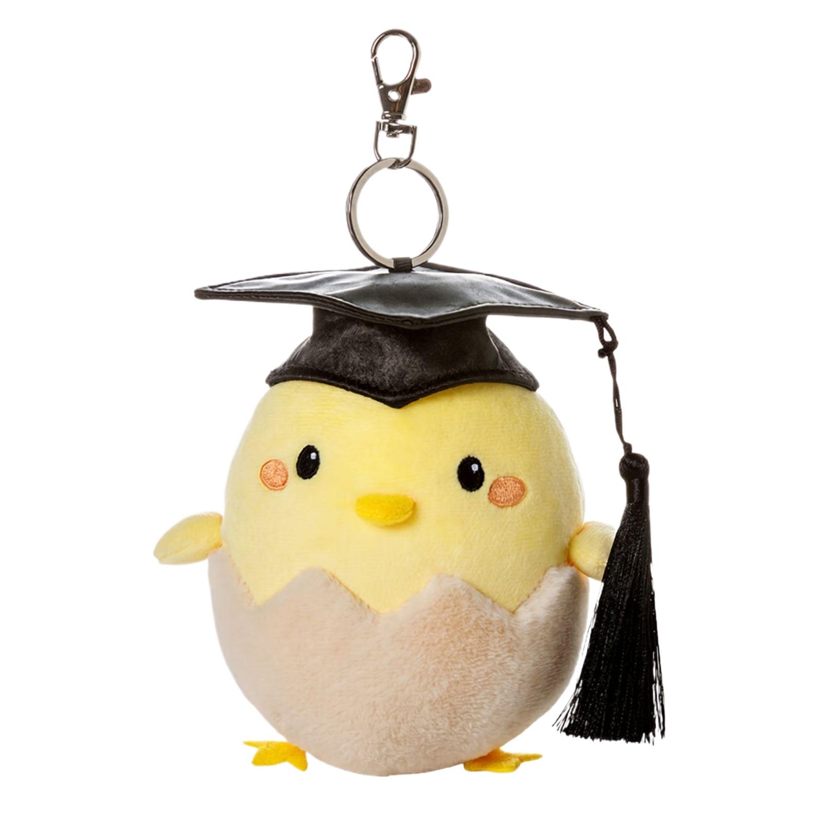 Plush Graduation Chick Keychain Soft Toy with Cap and Tassel Eggshell Design Bag Pendant for Graduation Gift Accessory One Size
Plush Graduation Chick Keychain Soft Toy with Cap and Tassel Eggshell Design Bag Pendant for Graduation Gift Accessory One Size