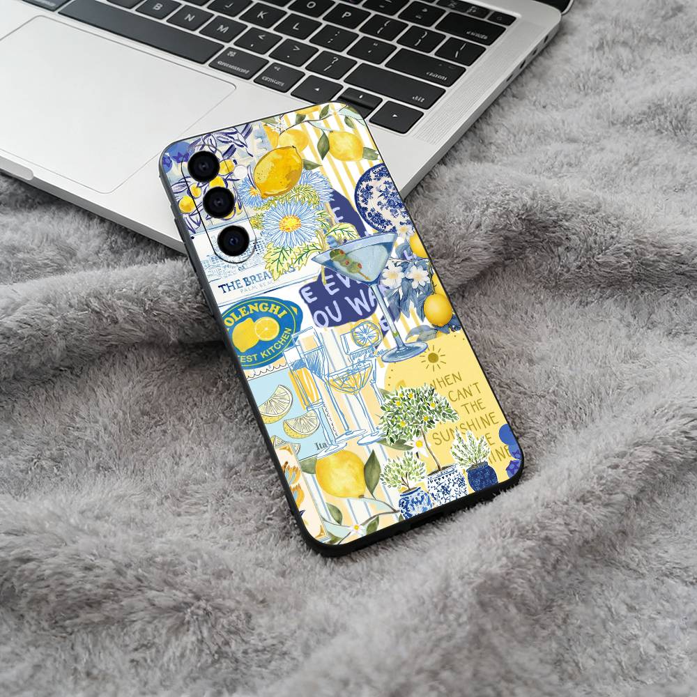 S-Seaside Scenery Wine Lemon Soft Silicone phone Case for Samsung Galaxy A73/A71/A72/A70/A53/A52/A51 - Black Samsung a31
S-Seaside Scenery Wine Lemon Soft Silicone phone Case for Samsung Galaxy A73/A71/A72/A70/A53/A52/A51 - Black Samsung a31