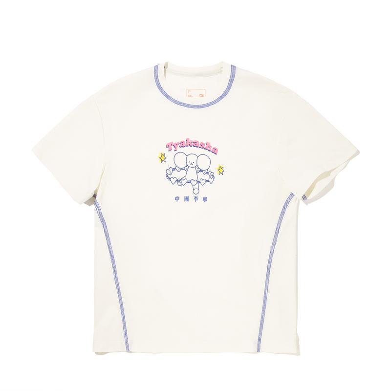 Коллаборация Li Ning X Takashu Футболка с круглым вырезом, удобная, дышащая, повседневная, с коротким рукавом, женская футболка, молочно-белая AHSV806-3
Коллаборация Li Ning X Takashu Футболка с круглым вырезом, удобная, дышащая, повседневная, с коротким рукавом, женская футболка, молочно-белая AHSV806-3