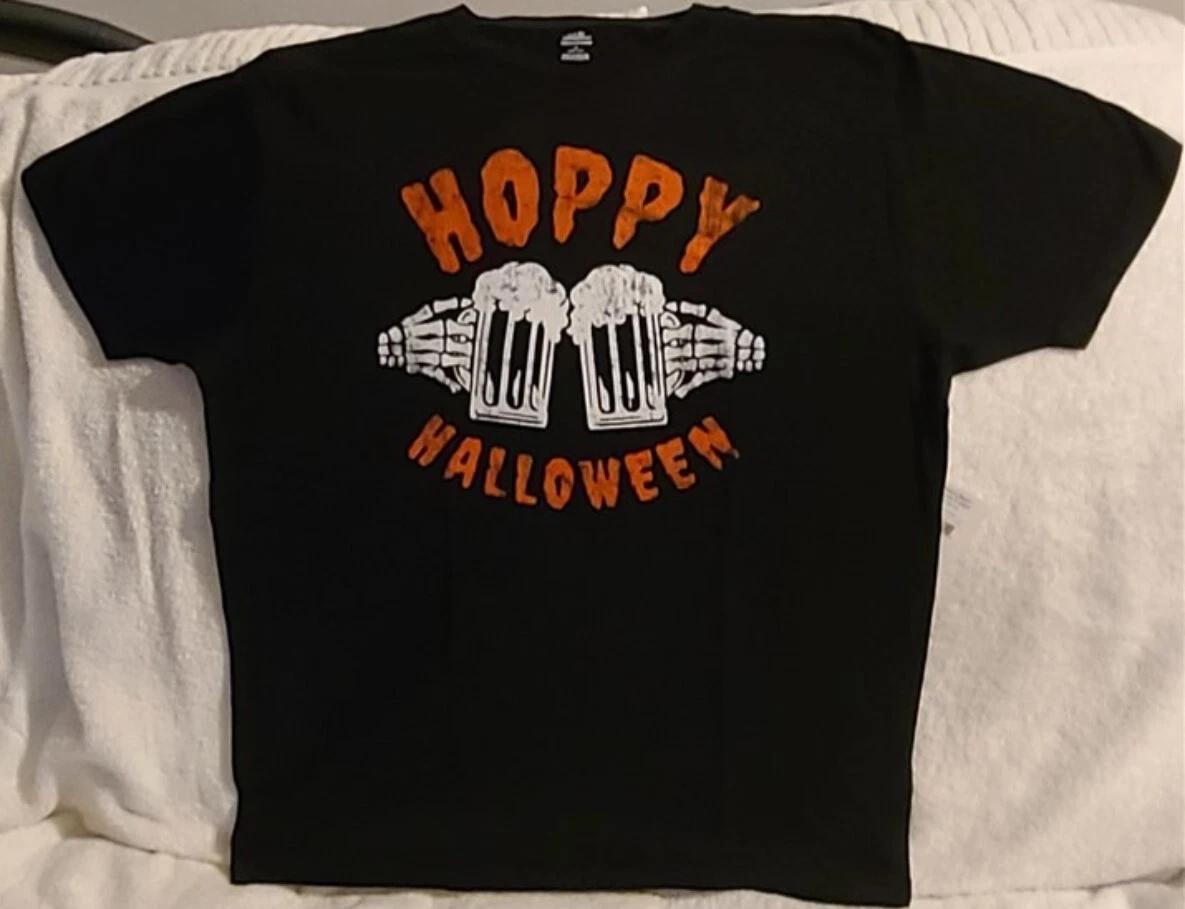 HOPPY HALLOWEEN BEER MUG SKELETON HANDS ALCOHOL T-shirt 3XL
HOPPY HALLOWEEN BEER MUG SKELETON HANDS ALCOHOL T-shirt 3XL
