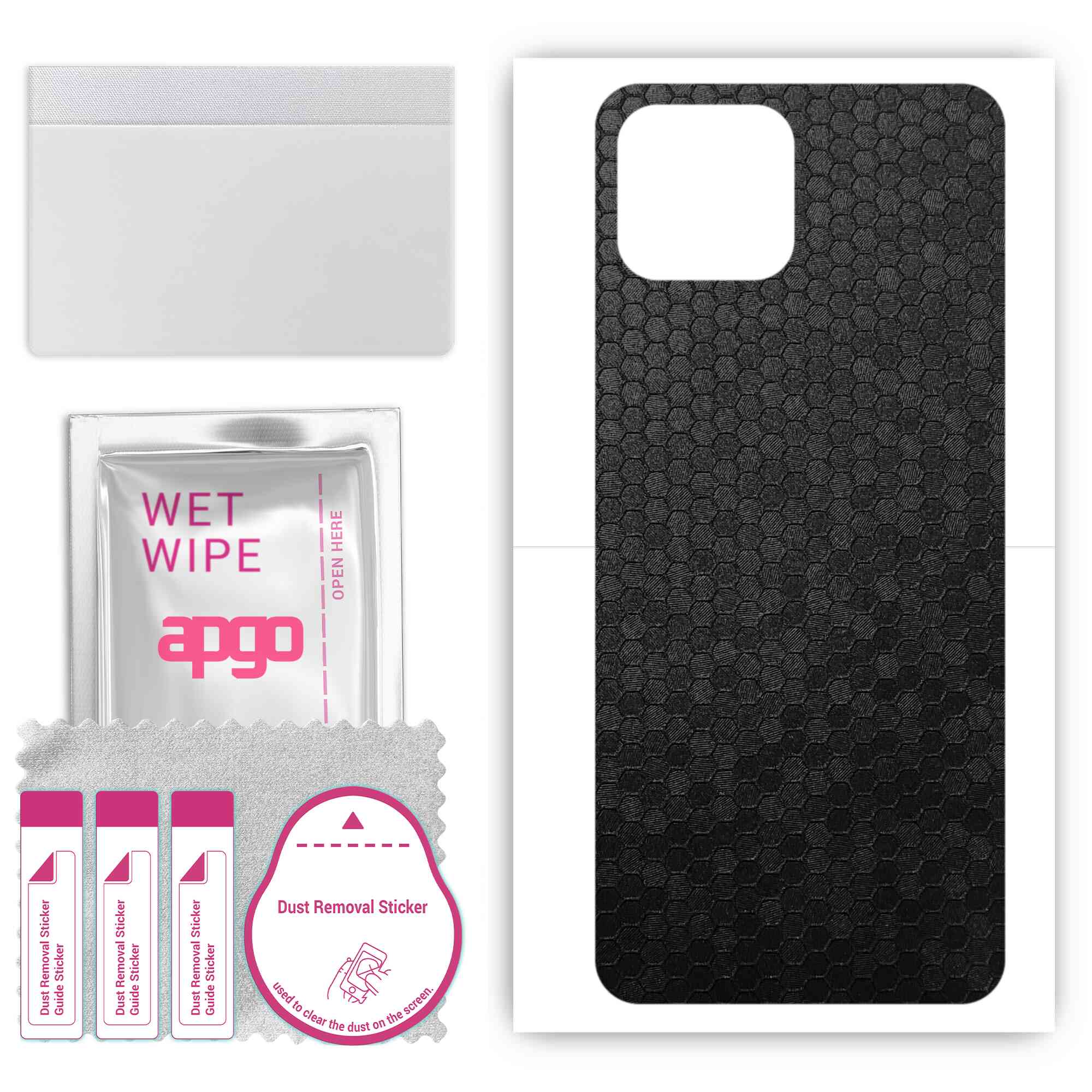 apgo Protective Skin Sticker for the back compatible with Honor Play 5T, Wrap Film, Foil, Vinyl - Pattern Black Honeycomb
apgo Protective Skin Sticker for the back compatible with Honor Play 5T, Wrap Film, Foil, Vinyl - Pattern Black Honeycomb