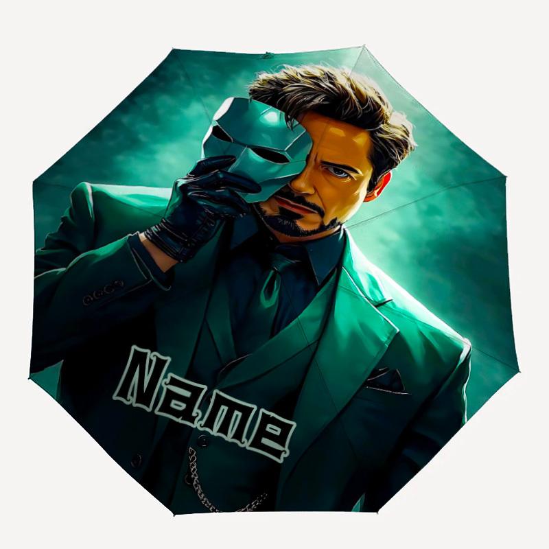 1pc Iron Man Mask Custom Name Automatic Folding Umbrella, Durable Plastic & Iron, Lightweight for Outdoor Daily Use S1230003
1pc Iron Man Mask Custom Name Automatic Folding Umbrella, Durable Plastic & Iron, Lightweight for Outdoor Daily Use S1230003
